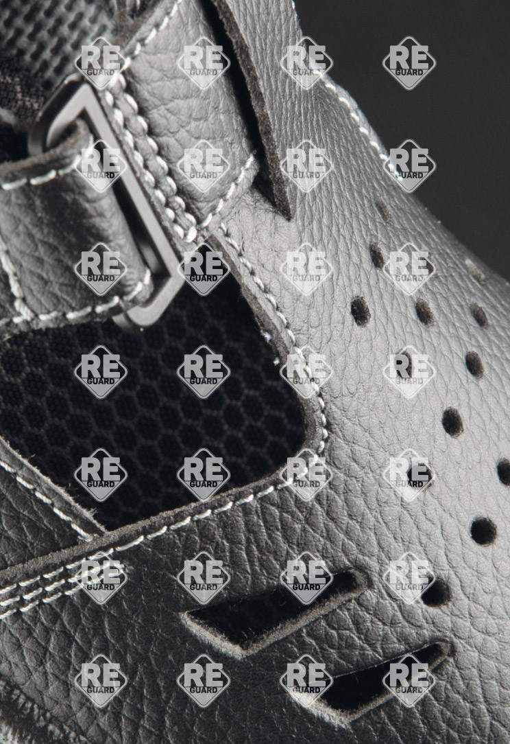 ARTRA ARMEN  900 6060 S1 SRC fekete bőr szandál 35