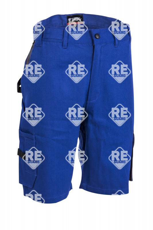 Commander bermuda királykék, 100% pamut, térdig érő 4XL