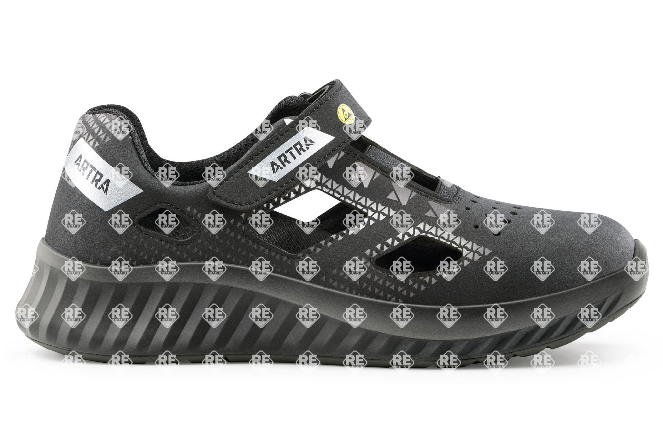 ARTRA ARSO 701 616560 S1P ESD SRC fekete acél kaplis szandál 35
