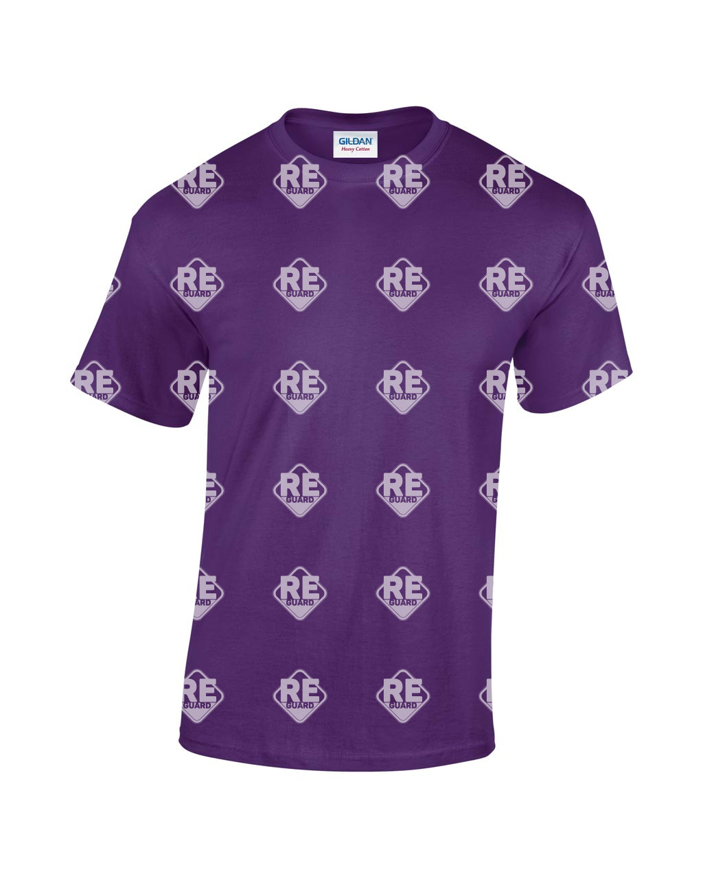 Póló Gildan 5000 környakas, kevertszálas, antik cherry red, 2XL