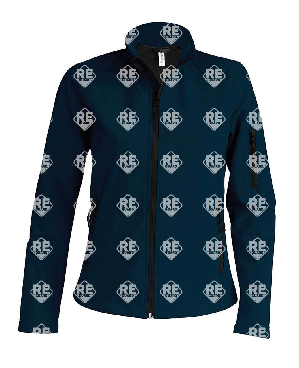 Kabát Kariban 400, női, softshell, fekete 2XL