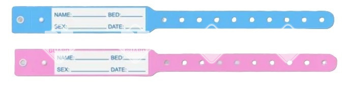 Azonosító karszalag fehér