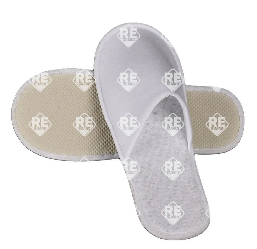 Papucs Guarder frottír zárt orr, fehér