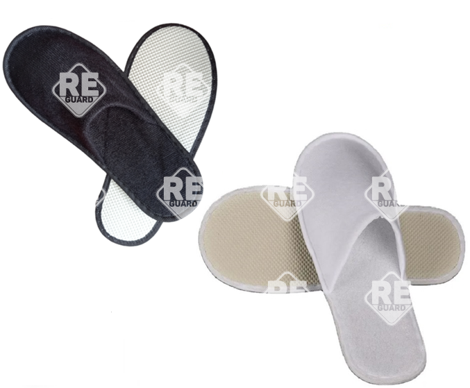 Papucs Guarder frottír zárt orr, fehér