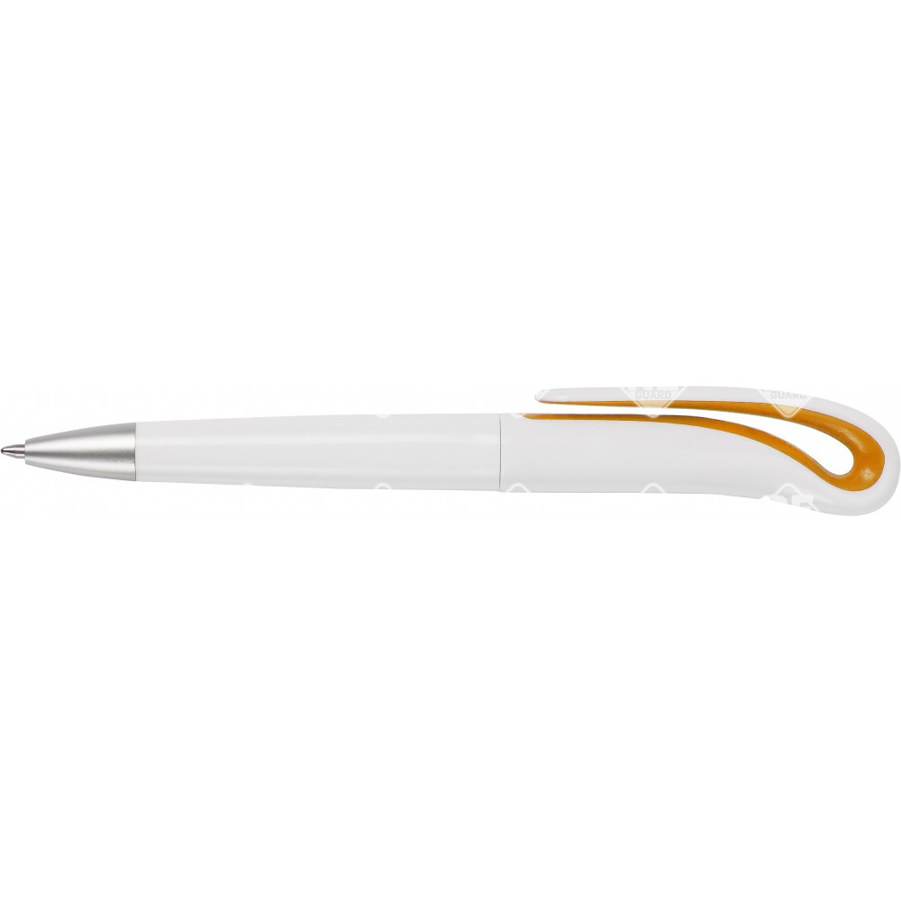 Swan golyóstoll fehér/narancssárga