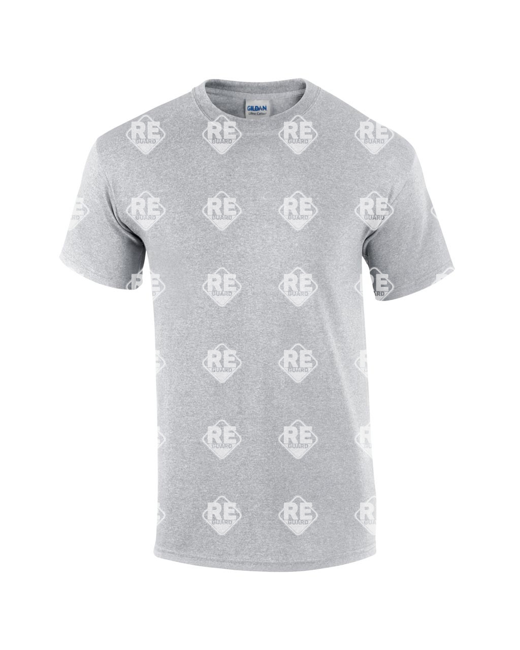 Póló Gildan 2000 környakas, pamut, ash grey 2XL