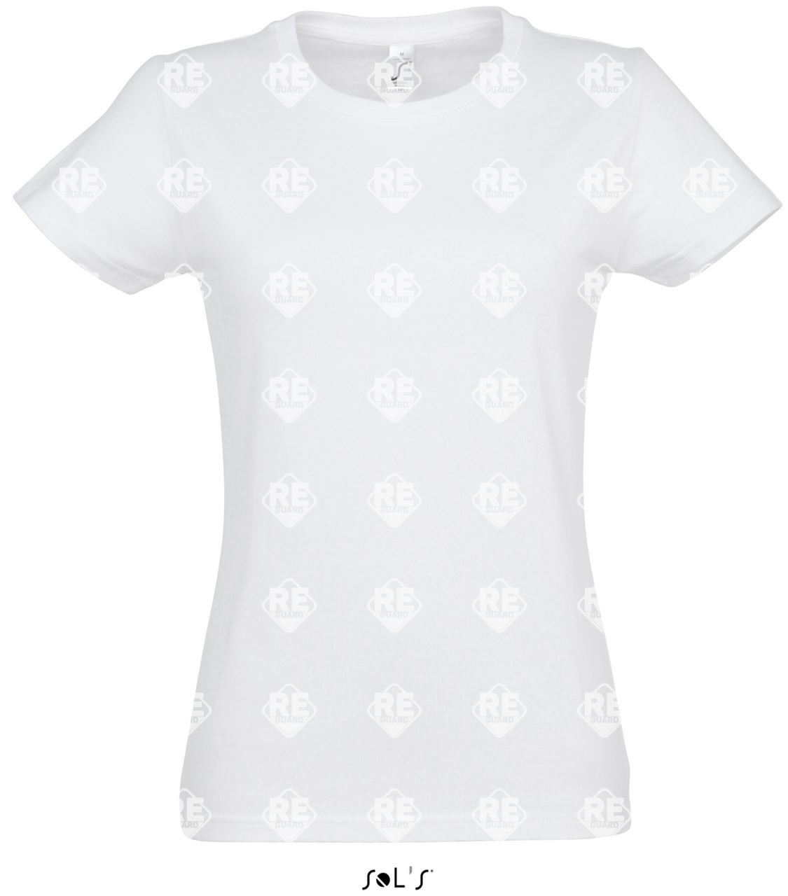 Póló SOL's Imperial, női, környakas, pamut, caribbean blue 2XL