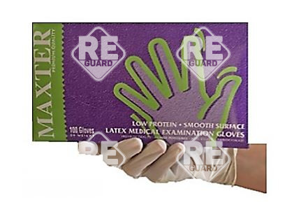 MAXTER Latex porozott 5,5g vizsgálókesztyű L