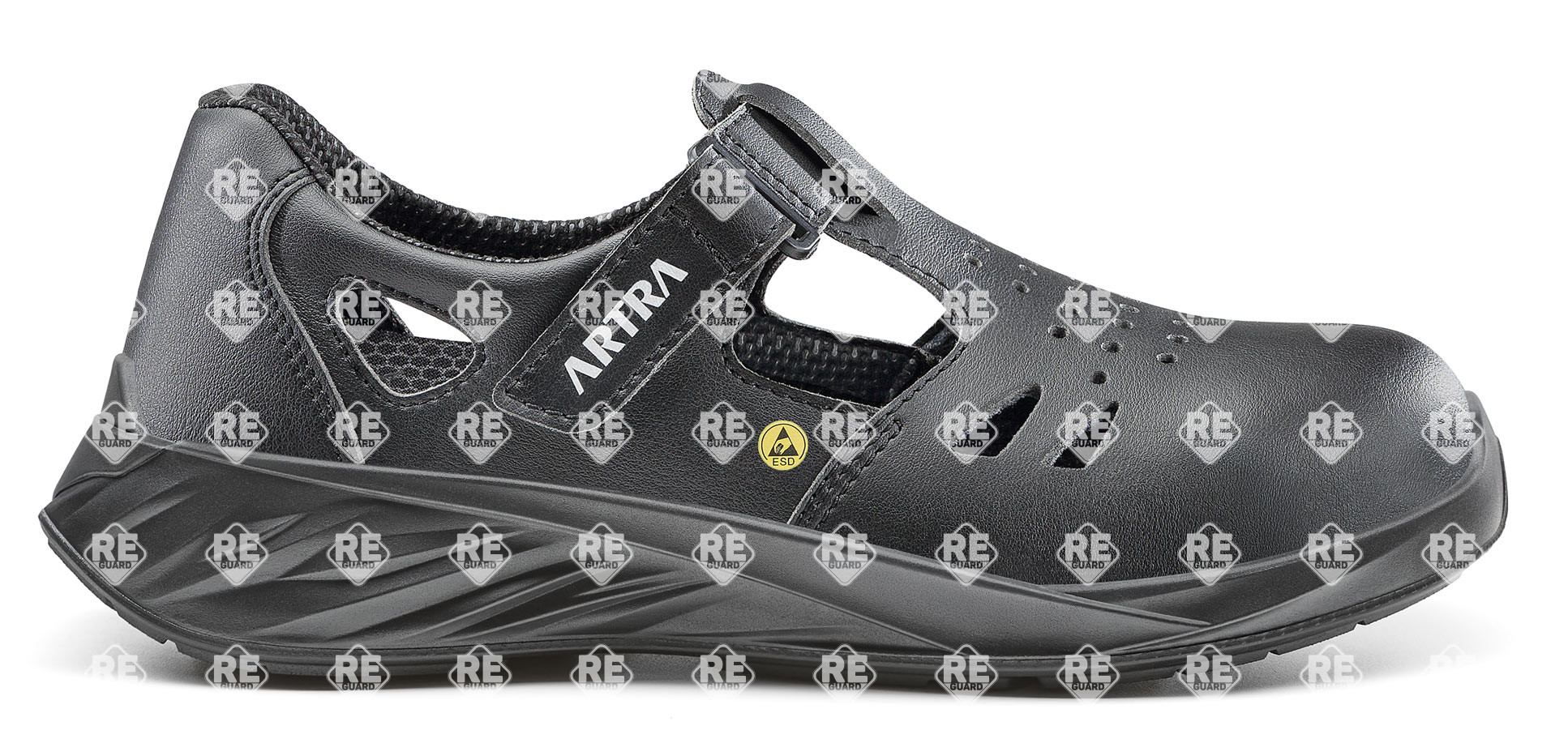 ARTRA ARMEN 9003 6660 S1 SRC ESD fekete szandál 35