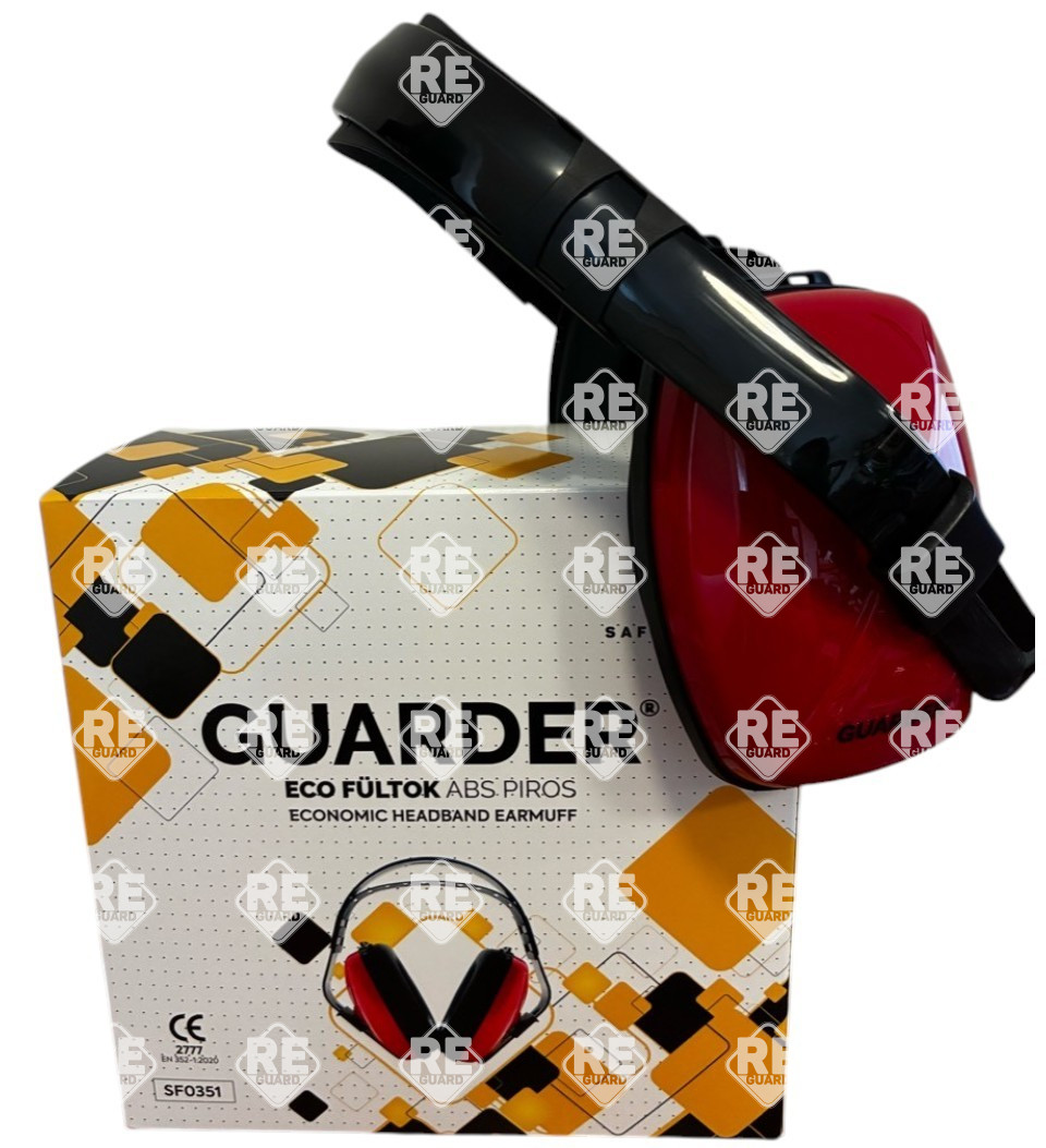 Guarder Eco fültok ABS piros