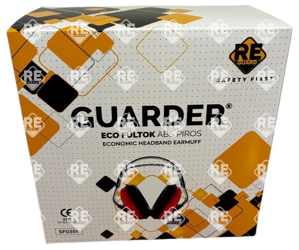 Guarder Eco fültok ABS piros
