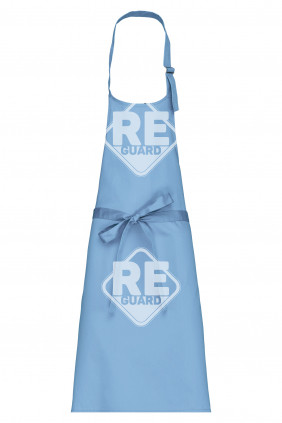 Kötény Kariban hosszú, állítható nyakpánttal sötétkék