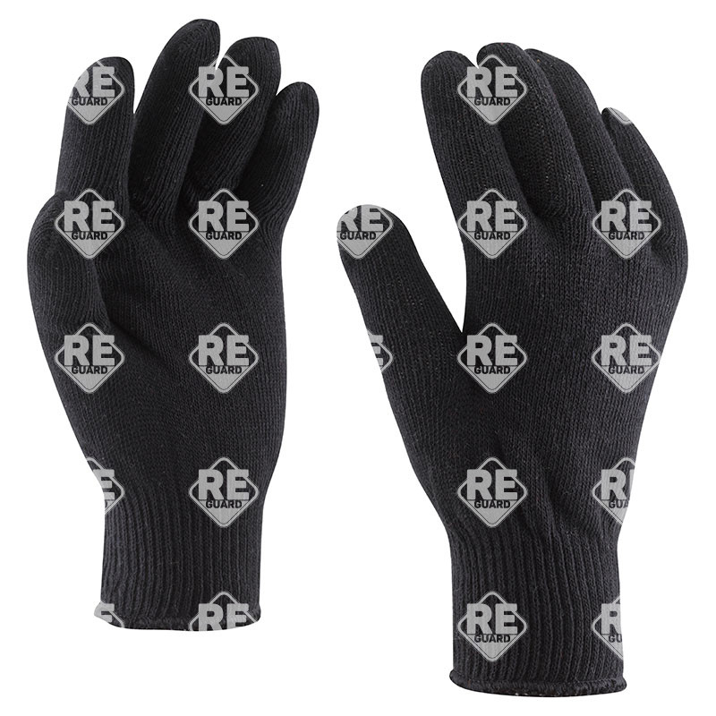 Bélelt akril_pamut kesztyű, színes, 8