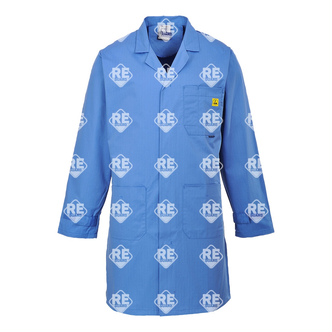 Antisztatikus ESD köpeny világoskék L
