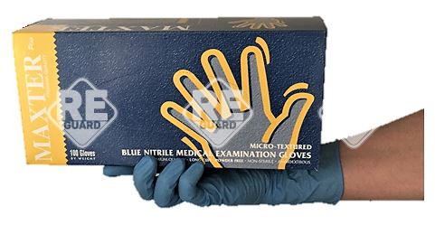 MAXTER Nitril Kék 5,7g hosszúsz. 290mm púdermentes kesztyű S
