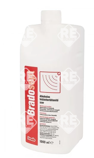 BRADOSEPT ALKOHOLOS GYORS FELÜLETFERT.  5 L