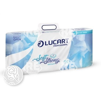 Toalettpapír kistekercses Lucart Strong 3.10 hófehér 10 tek/csmg; 7csmg/krt