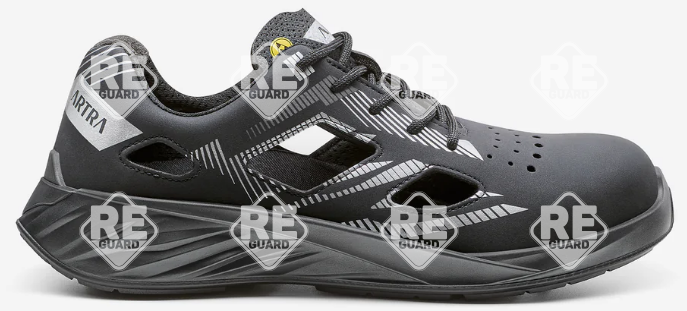 ARTRA ARDUIN 331 Air 611460 S1 PL ESD fekete félcipő 35