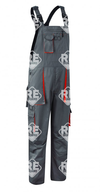 Paddock II mellesnadrág szürke-narancs L