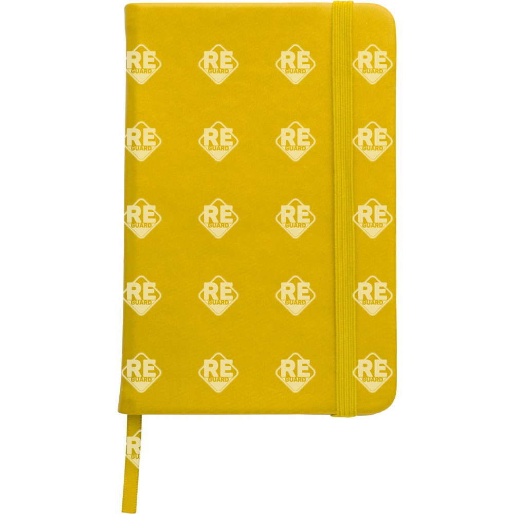 A5-ös jegyzetfüzet puha PU borítással fekete