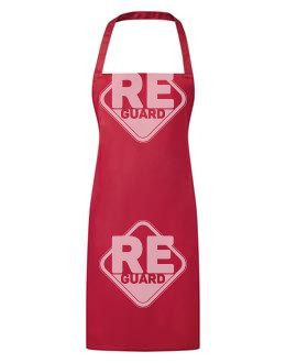 Kötény ESSENTIAL hosszú, nyakpánttal fekete