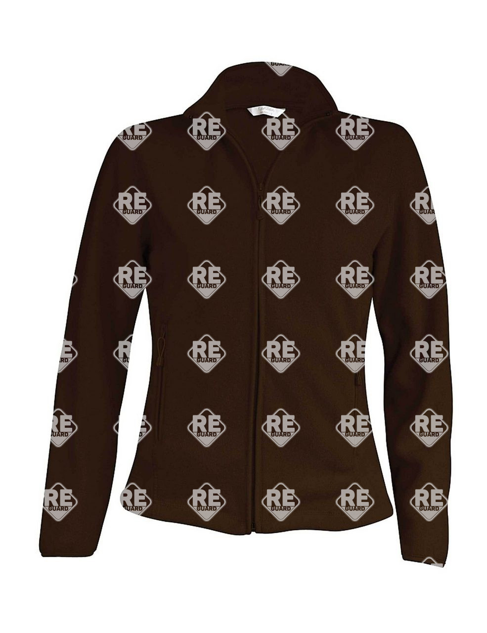 Polár kabát Kariban, női, fekete 2XL