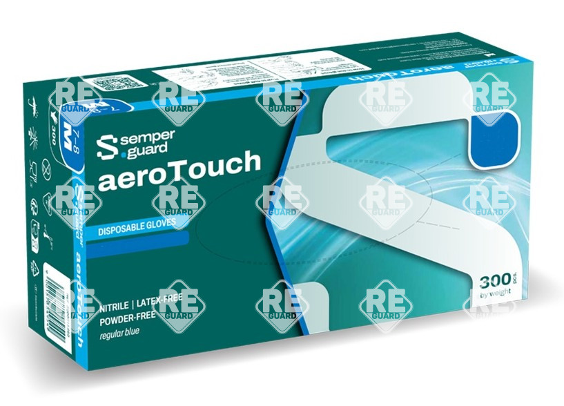 semperguard aeroTouch nitril kesztyű S (300db/doboz)