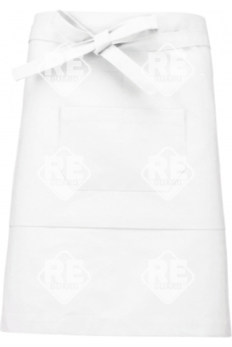 Kötény Kariban 899 derékszalagos, 2 zsebbbel bézs