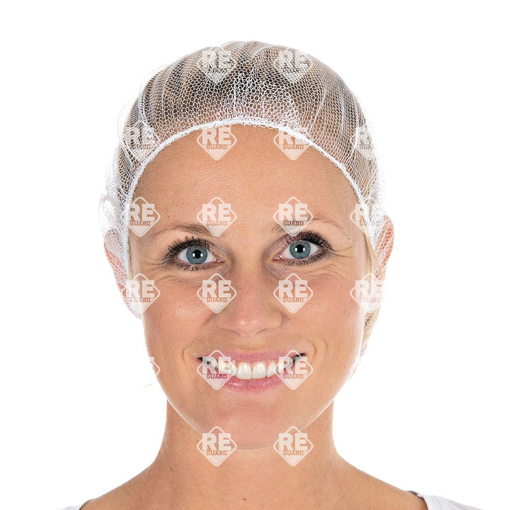 Hajháló necc anyagból Honeycomb | nylon fehér 53cm