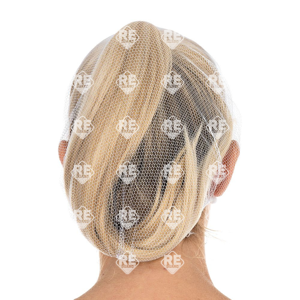 Hajháló necc anyagból Honeycomb | nylon fehér 53cm