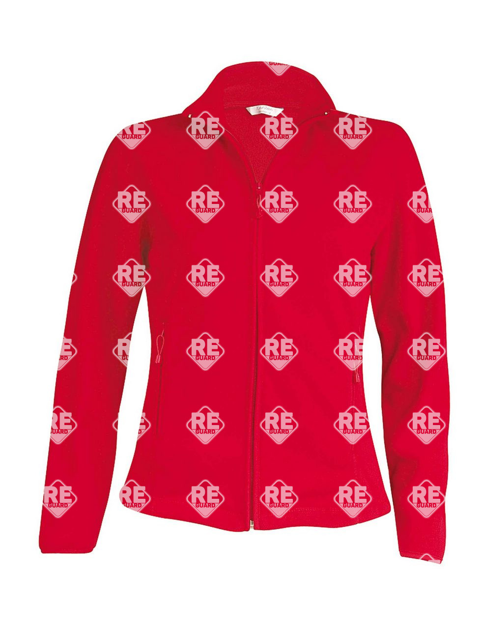 Polár kabát Kariban, női, fekete 2XL