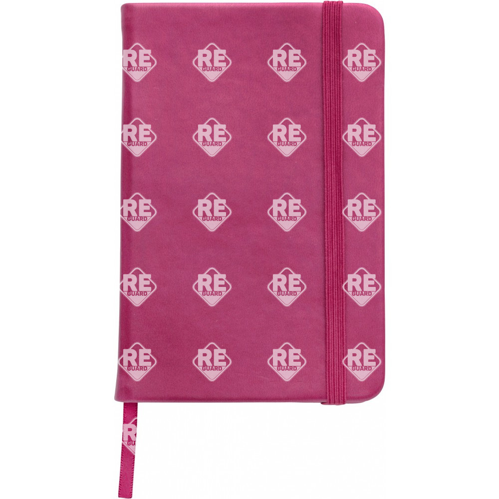 A5-ös jegyzetfüzet puha PU borítással fekete