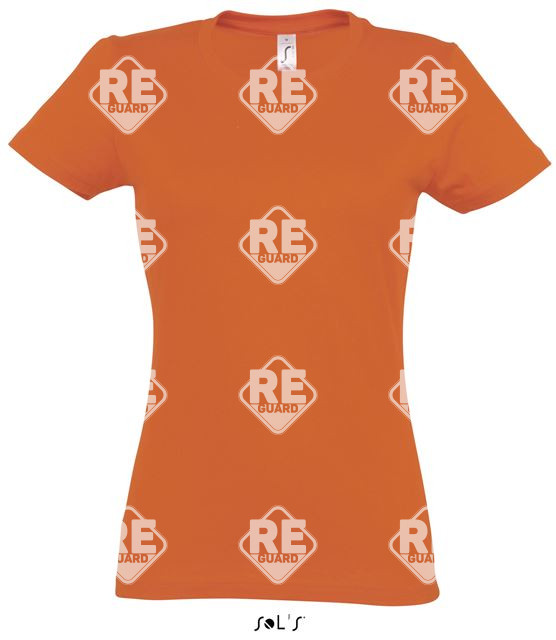 Póló SOL's Imperial, női, környakas, pamut, caribbean blue 2XL