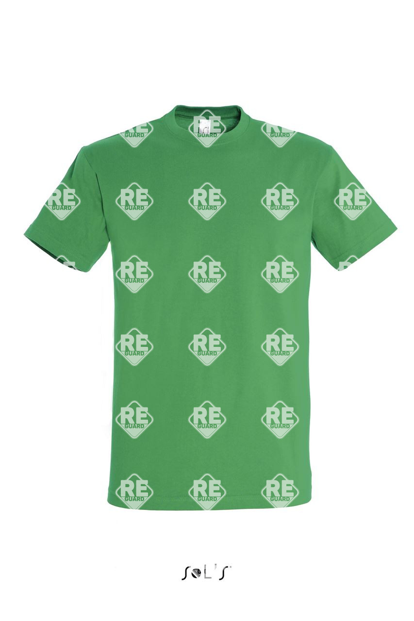 Póló SOL's Imperial, környakas, pamut, apple green 2XL