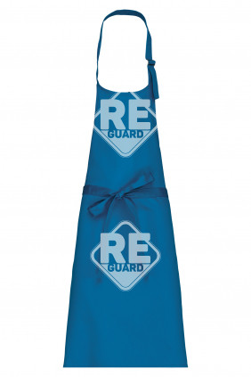 Kötény Kariban hosszú, állítható nyakpánttal sötétkék