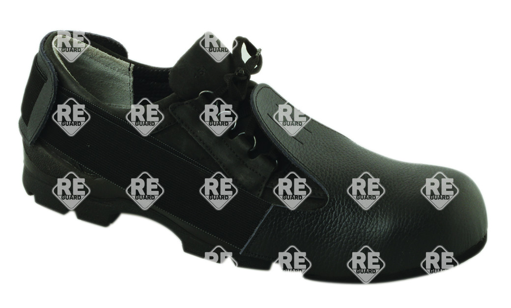 Bőr cipővédő, I, acélkaplis