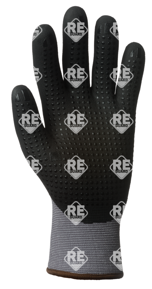 EUROLITE ökölcsontig fekete mikrohabosított nitril + petty 6