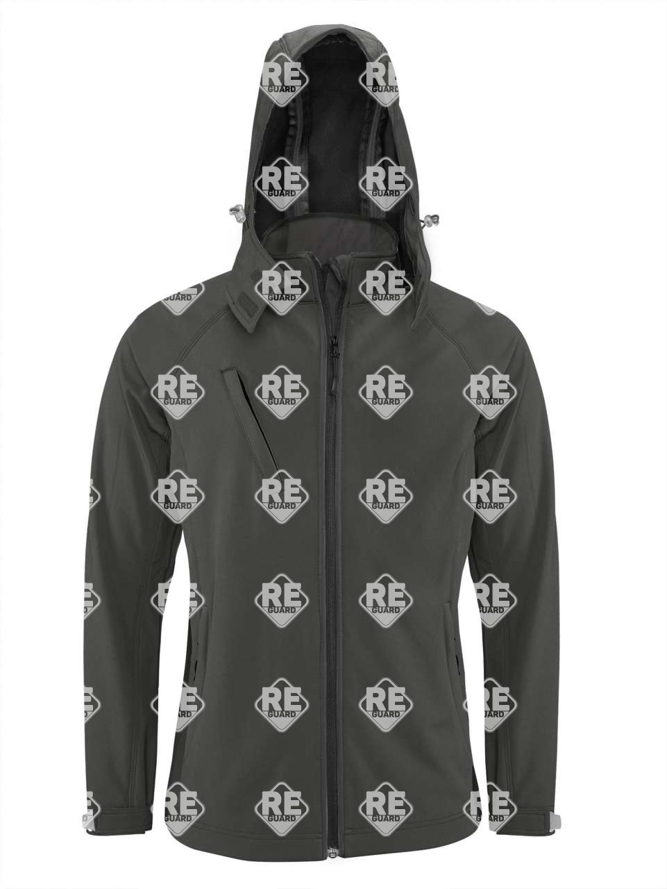 Kabát Kariban 413, férfi, softshell, fekete 2XL