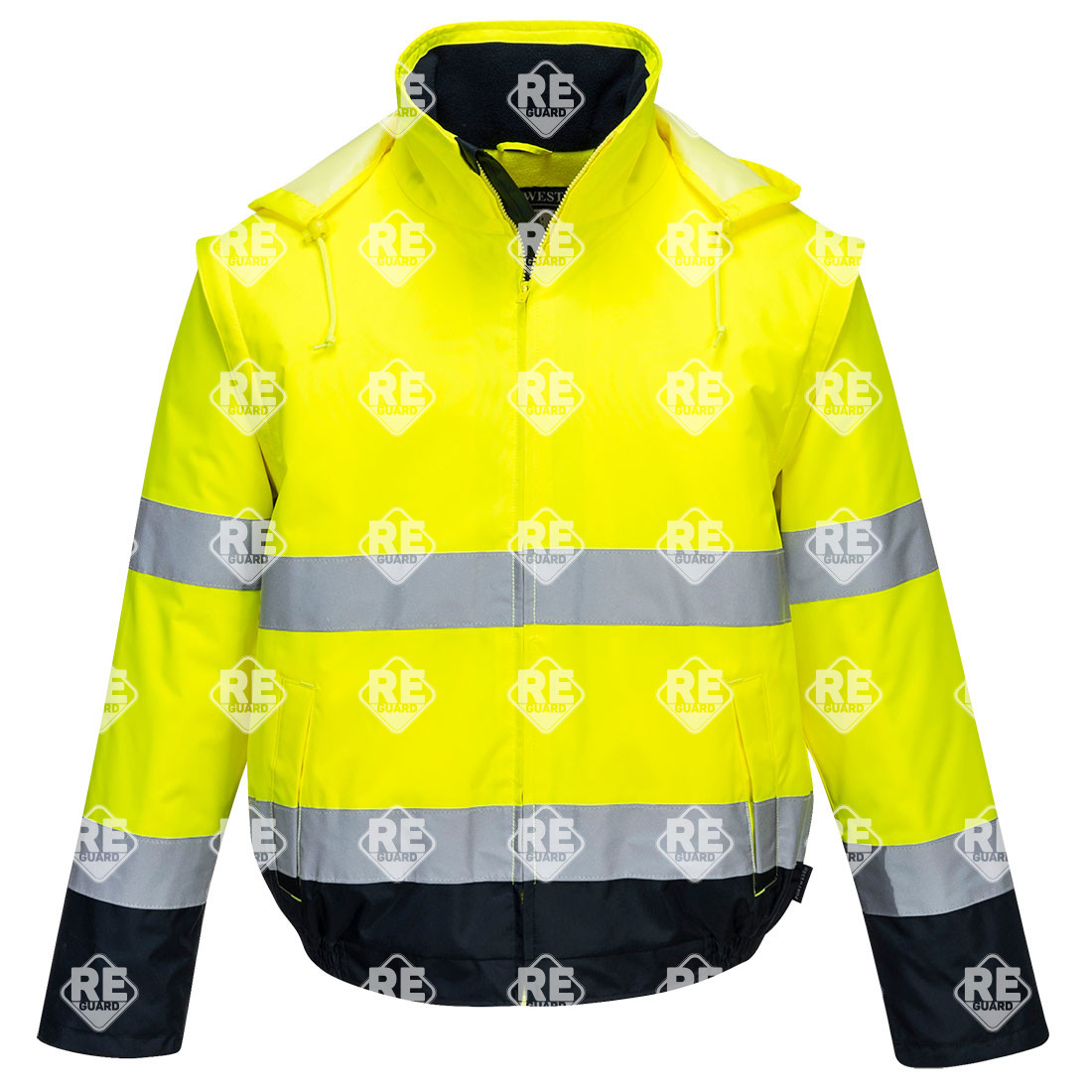 Essential 2 az 1-ben kabát sárga/navy L