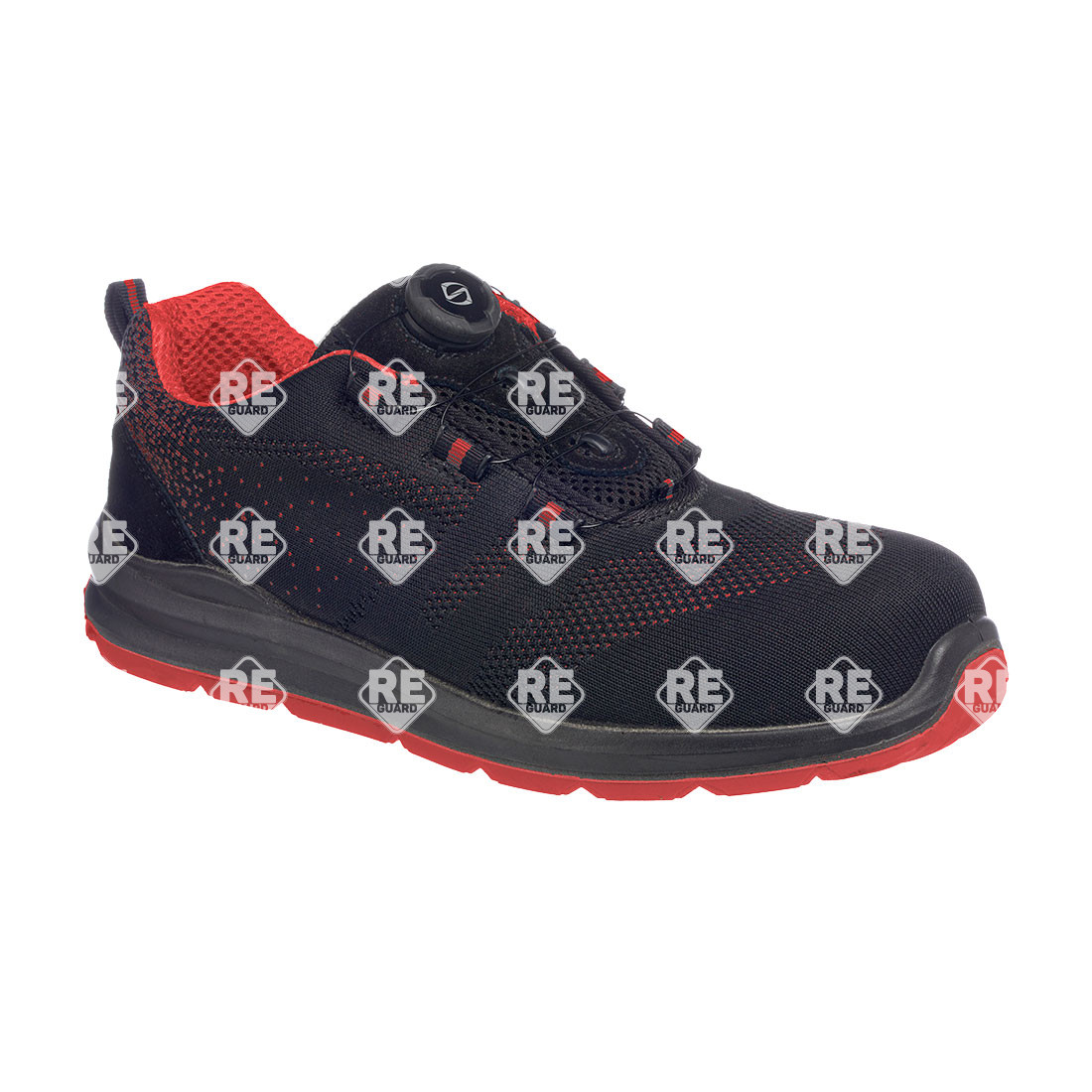 Portwest Compositelite Wire Lace Biztonsági Trainer S1P Fekete/Szürke 36