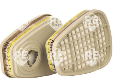 3M 6057 ABE1 gáz-, gőz- és részecskeszűrőbetét