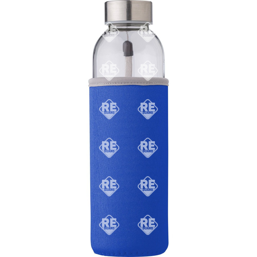 Üvegpalack neoprén tokban fekete 500 ml