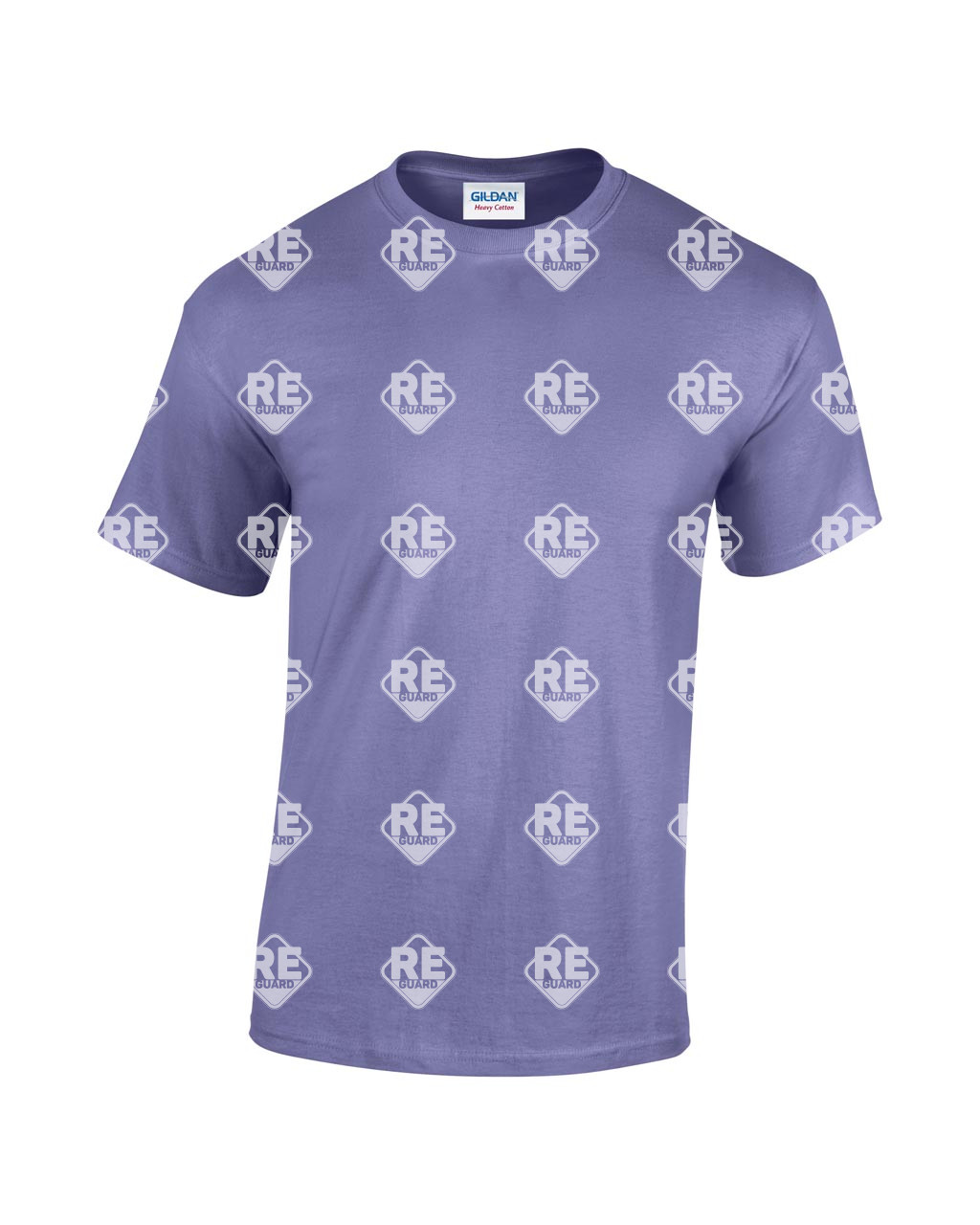 Póló Gildan 5000 környakas, kevertszálas, antik cherry red, 2XL