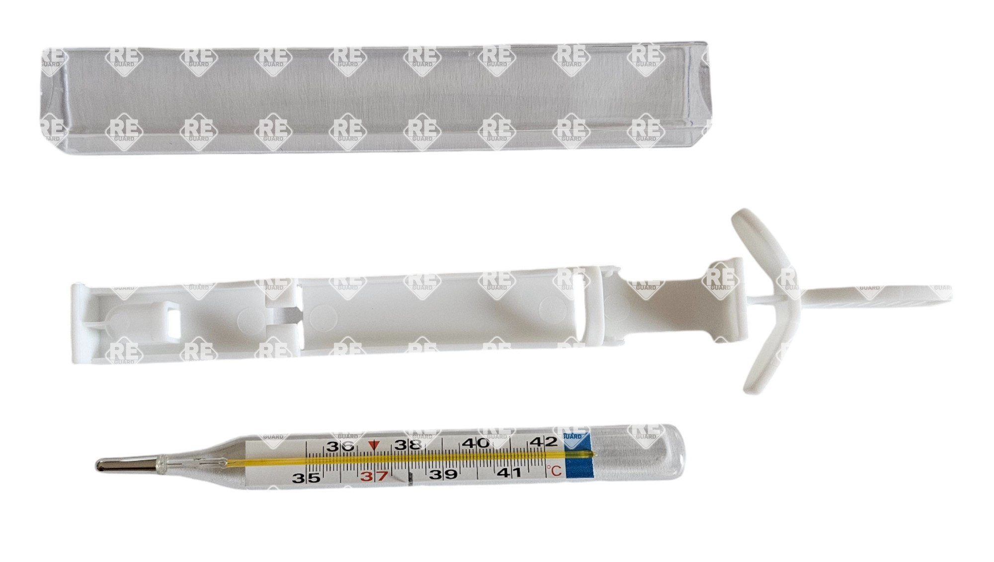 Lázmérő higanymentes, lerázóval RG