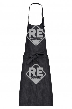 Kötény Kariban hosszú, állítható nyakpánttal sötétkék