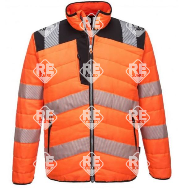 PW3 Hi-Vis Baffle kabát narancs/fekete 4XL