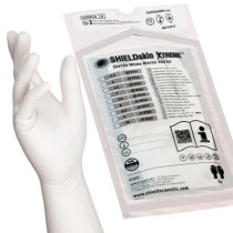 SHIELDskin XTREME Sterile White Nitrile 330 DI+ kesztyű, tisztatéri, púdermentes
