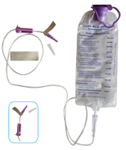 Etetőzacskó szerelékkel 1 literes szabályozható